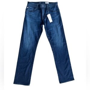 NWT AG Adriano Goldschmied Ives Modern Athletic Dark Wash Men's Jeans 32 x 34